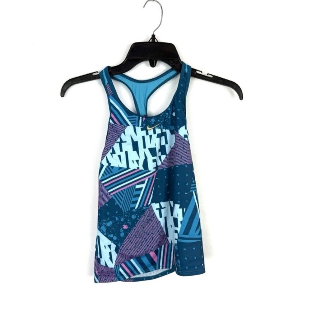 Nike Girl’s Blue Tankini Swimsuit Set Size M